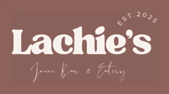 Lachie's Juice Bar and Eatery logo, established 2025